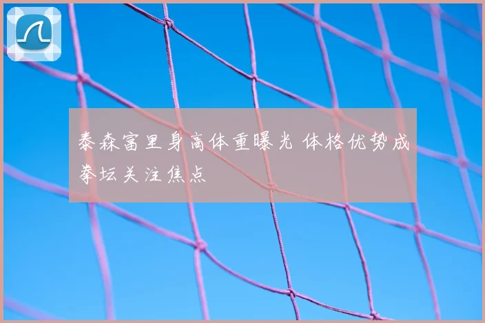 泰森富里身高体重曝光 体格优势成拳坛关注焦点